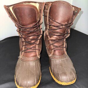 LL Beans 10” Women’s Boots, Shearling-Lined (Brown)